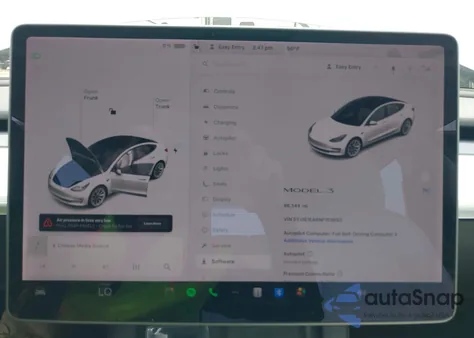 2022 Tesla Model 3 Rear-Wheel Drive z USA, uszkodzony, nr VIN 5YJ3E1EA6NF153853